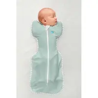Love to Dream Babyslaapzak Swaddle Up - Inbakeren - Baby 0-3 maanden - 3.5-6 kg - Zomer - 0.2 TOG- Olijf groen