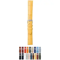 Morellato Horlogebandje Samba Alligator Geel 16mm