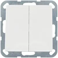 Gira Wissel/wisselschakelaar St55 Wit