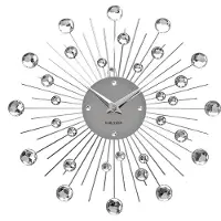 Karlsson - Wandklok Sunburst Medium - Zilver