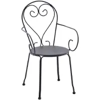 Central Park Bistrostoel Rosy - Staal - Groen - 51x51x89,5cm