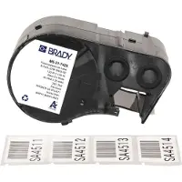 Brady M5-31-7425 polypropyleen labels zwart op wit | 38,10 mm x 24,40 mm (origineel)