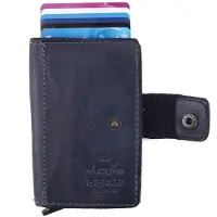 Bear design Pip Pasjeshouder / Creditcardhouder RFID - Donkerblauw