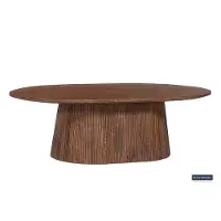 Rousseau Salontafel 'miguel' 120 cm ovaal mango hout licht