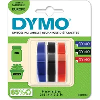 Dymo Embossing Tape 9mm 3 kleuren pack