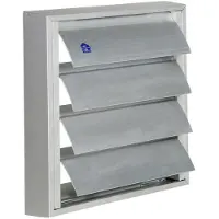 Renson opbouw dampkaprooster Aluminium 210X210mm Natuur