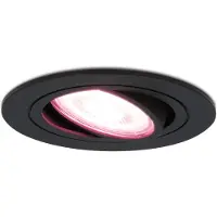HOFTRONIC™ Miro slimme LED inbouwspot - WiFi & Bluetooth - Dimbaar via app - Kantelbaar - RGBWW - 5.5W - GU10 - Zwart - IP20 voor binnen