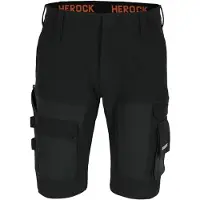 Herock korte werkbroek Floki 56 / Zwart