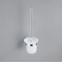 FortiFura Calvi toiletborstelhouder rond - chroom SW639924