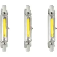 Avide LED Staaflamp R7s Helder - 2W 200lm 3000K - Warmwit - Vervangt 21W - 3 stuks