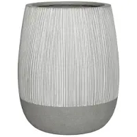 Pottery Pots Bloempot Ridged Perry L White stripe 54 x 66 cm