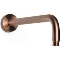 BLUE LABEL Brondby Douchearm 30cm - Geborsteld Brons PVD - Wandkraan - Messing - Kranen, Douchekranen, Hoofddouche Houders - 8711802006016 - Kranen, Douchekranen, Hoofddouche houders