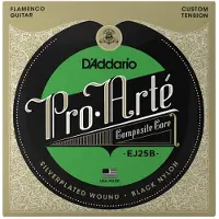 D'addario And Co EJ25B BLACK COMPOSITE FLAMENCO