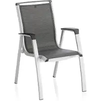 Kettler Forma II stapelbare aluminium tuinstoel met outdoorstof
