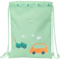 Big Buy Cooking Rugtas met Koordjes Safta Coches Groen 26 x 34 x 1 cm