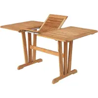 Brafab Cornelia tuinset tafel Teak Natuur Uittrekbaar