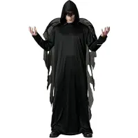 Atosa Angel Men Costume Zwart XS-S Kinderen