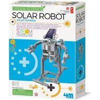4M Green Science Solar Panel Robot Zilver Kinderen
