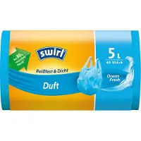 Swirl Pedaalemmerzakken Geparfumeerd Ocean Fresh 5 liter 45 stuks