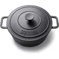 Skottsberg - Cast Iron Braadpan 28 cm rond met deksel