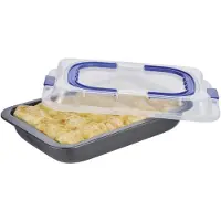 Huismerk Premium Taartvorm Met Deksel - 36x23x5.5 cm