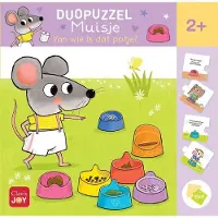 Clavis Muisje – Van wie is dat potje? duopuzzel van Clavis – Educatieve puzzel voor kinderen vanaf 2 jaar