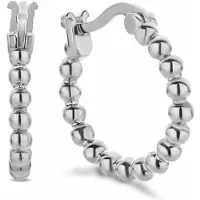 New Bling Stijlvolle Zilveren Oorbellen met Nieuwe Bling - Model 9NB-0661