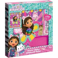 Totum Gabby's Poppenhuis - Geheim Dagboek met Slot - Versierbaar met Diamond Painting Strass Steentjes - Gabby's Poppenhuis