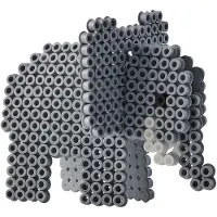 Hama strijkkralen 2500 stuks 3D safari