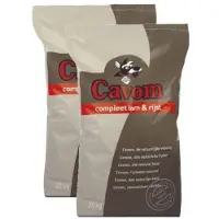 Cavom 2x20 kg Cavom compleet lam/rijst hondenvoer
