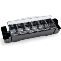 Ich-zapfe Ingrediëntencontainer, Voedselcontainer met 6 inzetstukken, 0,7L