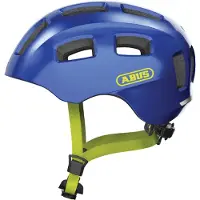 ABUS Fietshelm YOUN-I 2.0 sparkling blue M - 52-57 cm - blauw - Geschikt voor gebruik op elektrische fietsen - stadsfietsen - 260 g