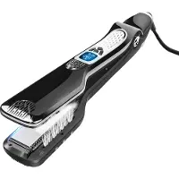 Sansbeauté Stoomstijltang - Stoom Stijltang - Brede Platen - Professionele Stijltang – stoomstijltangs - Zwart