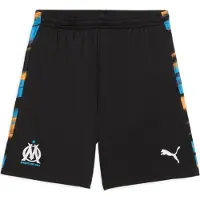 Puma Olympique de Marseille Faster short voor Heren, Zwart, Maat M