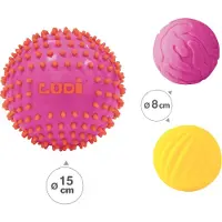 Ludi - Sensory ball set - pink - LU30022
