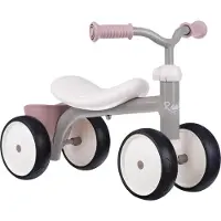Smoby Rookie - Loopfiets - Step - Roze - Ontdek de Wereld op Vier Wielen!