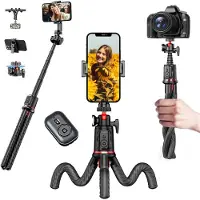 MOJOGEAR MG-TS1 Flexibel Selfie Stick Statief met Bluetooth Remote