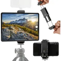 Fotopro Telefoon- & Tablet houder voor statief met Cold Shoe-mount ID-100+