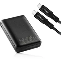 MOJOGEAR MINI EXTRA FAST 10.000 mAh powerbank met USB-C naar USB-C kabel 100W USB 3.1 Extra Sterk 1,5 m