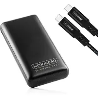 MOJOGEAR MINI XL 20.000 mAh EXTRA FAST powerbank met USB-C naar USB-C kabel 100W USB 3.1 Extra Sterk 1,5 m