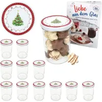 MamboCat Set van 12 bekers 435 ml To 82 Christmas dream deksel incl. receptenboekje