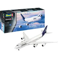 Revell Modelbouwpakket Vliegtuigen - 03891 Boeing 747-8 - Lufthansa - New Livery Plastic - 1:144 - Modelbouw