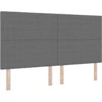 vidaXL Hoofdbord Lichtgrijs 180 cm Corduroy stof