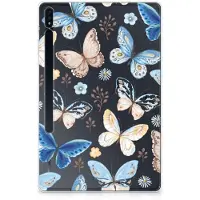 B2Ctelecom Back Case voor Samsung Galaxy Tab S7 Plus | S8 Plus Vlinder
