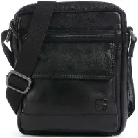 Spikes & Sparrow Apache | Crossbody tas leer | zwart