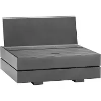 Solpuri Boxx Top-module zit-rug Aluminium