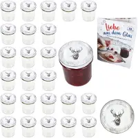 MamboCat Set van 25 bekers 350 ml To 82 Alois Hirsch deksel incl. receptenboekje