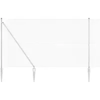 vidaXL gelast draadhek met grondpennen 50 x 1,5 m Gegalvaniseerd staal