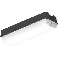 Osram LED Bulkhead lamp 8W | Rechthoek | 3000-4000K | 840 lumen | IP65 | Zwart