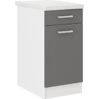 Bigbuy Moderne grijze keukenkast (40 x 47 x 82 cm) - Melamine PVC
